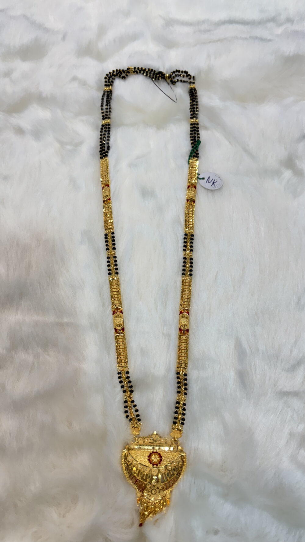 1 Gram Gold Plated Meenakari Mangalsutra