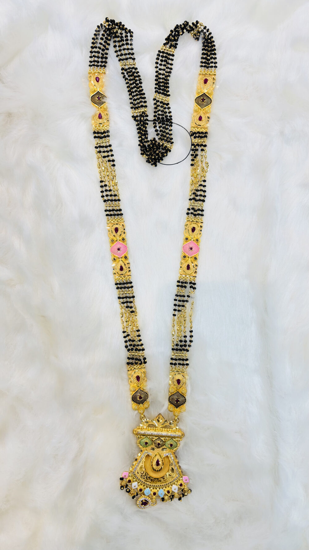 Gold Plated AD Diamond Premium Mangalsutra