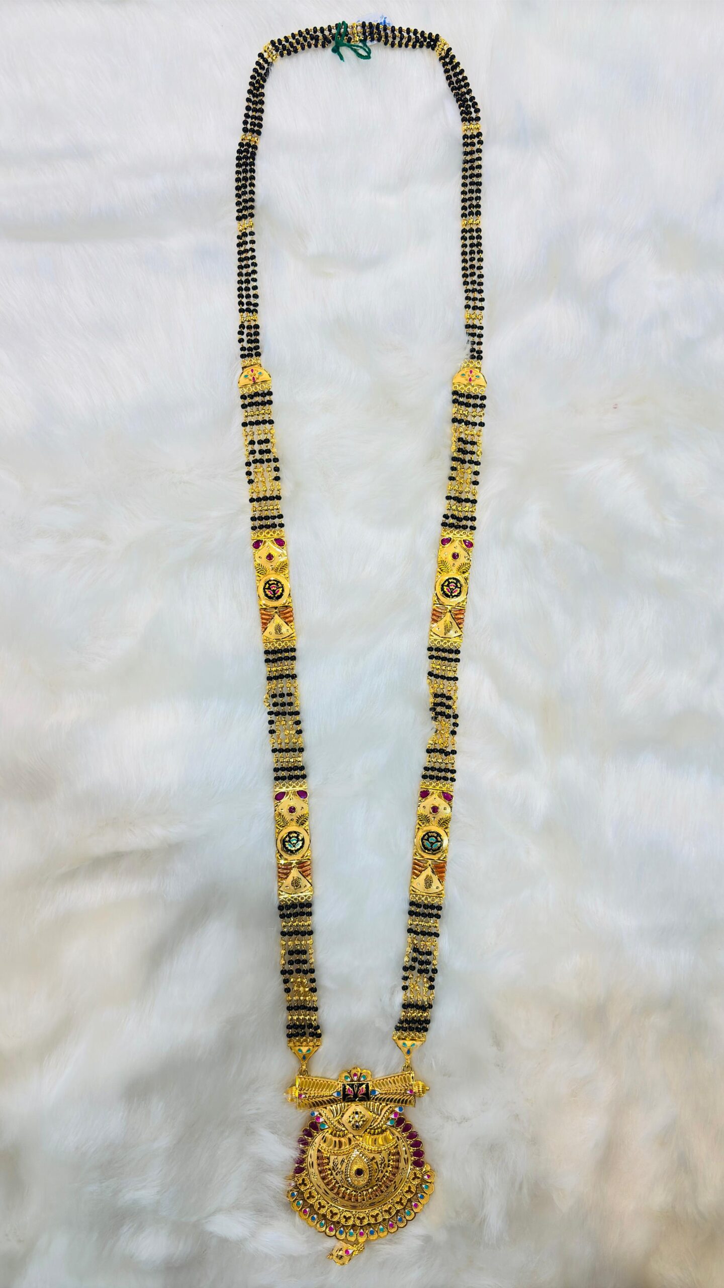 1 Gram Gold Plated Meenakari Premium Quality Mangalsutra