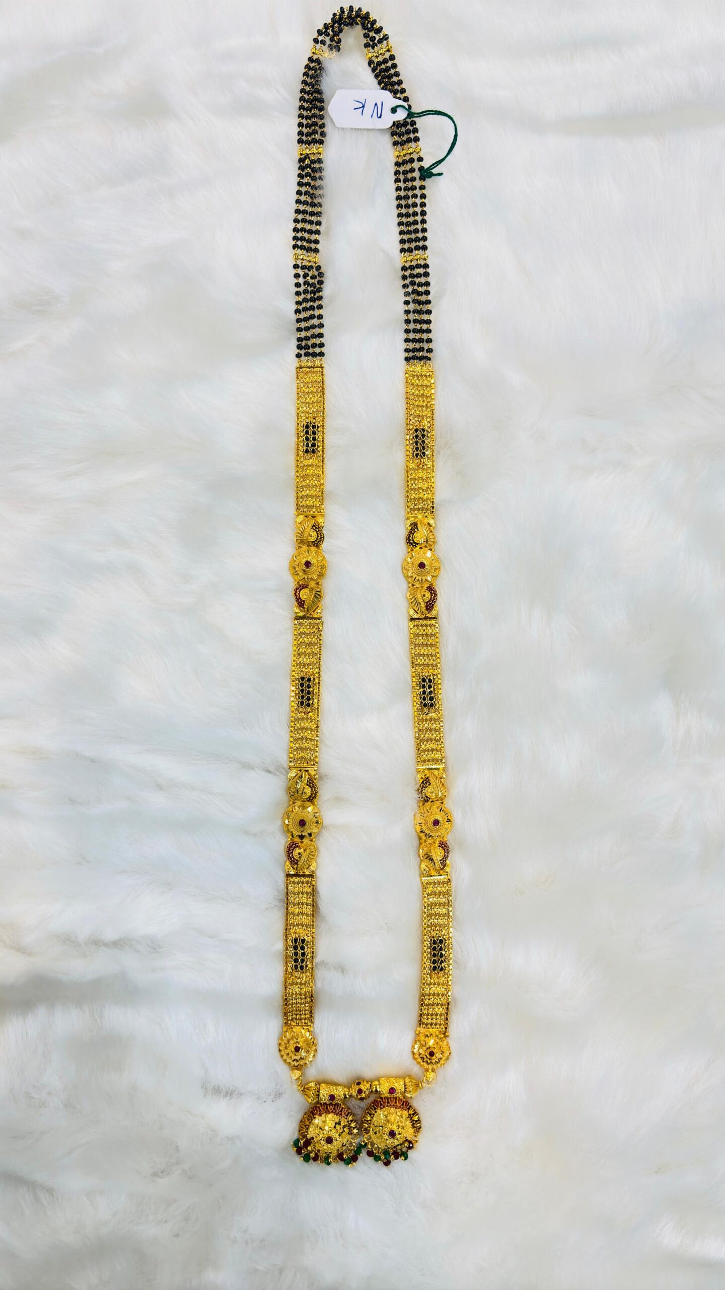 1 Gram Gold Plated Meenakari Agri-Koli Mangalsutra Premium Quality